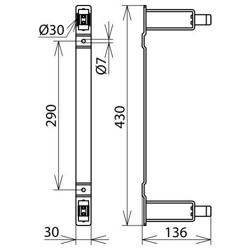 700007 Dehn Haltevorrichtung f. Spannungsprüfer Produktbild Additional View 1 L