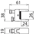 745508 Dehn Kompaktklemme m. Gewindeschraube M8x12mm Produktbild Additional View 2 S