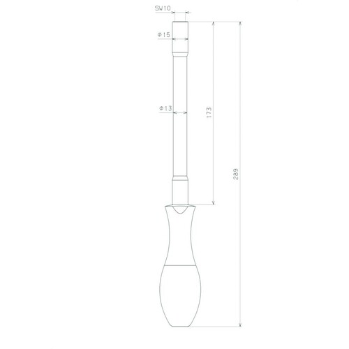 745921 Dehn Drehgriff m. flexibler Spindel Produktbild Additional View 2 L