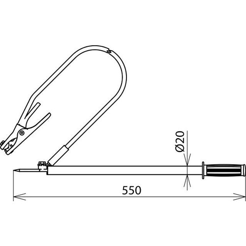 758021 Dehn Entladevorrichtung m. Tast-Einhänge- Produktbild Additional View 2 L