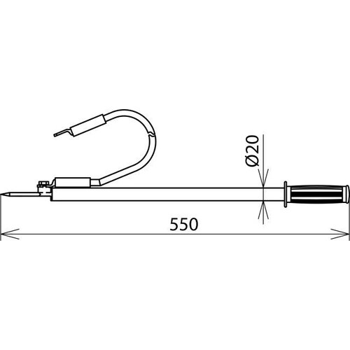 758022 Dehn Entladevorrichtung m. Tast-Einhänge- Produktbild Additional View 1 L