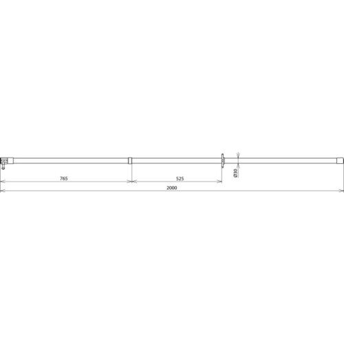 763612 Dehn Schaltstange 36kV L 2000mm Produktbild Additional View 2 L