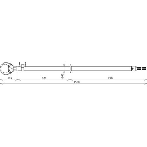 765042 Dehn Sicherungszange  gerade Un-36kV Produktbild Additional View 2 L