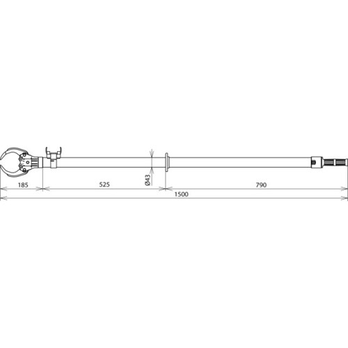 765042 Dehn Sicherungszange  gerade Un-36kV Produktbild Additional View 1 L