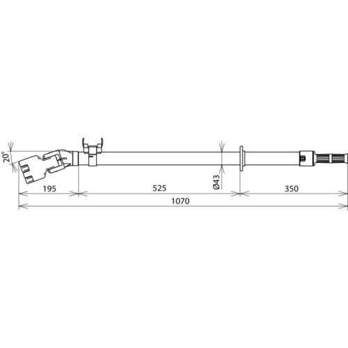 765050 Dehn Sicherungszange abgewinkelt Un-36kV Produktbild Additional View 2 L