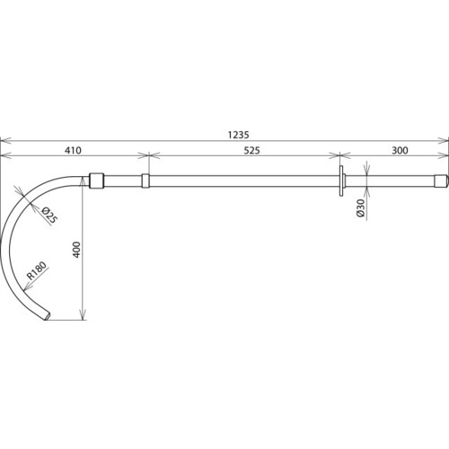 766040 Dehn Rettungsstange Un ... 36kV L 1000mm Produktbild Additional View 2 L