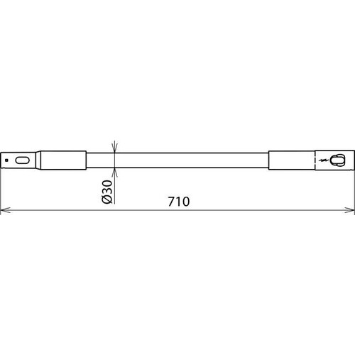 766335 Dehn Handhabeverlängerung m. Steckkupplung Produktbild Additional View 2 L