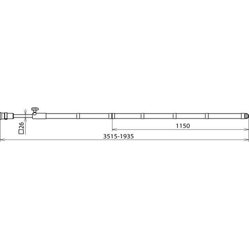 769352 Dehn Teleskop Erdungsstange  L 1920-3500mm Produktbild Additional View 1 L