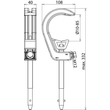 784085 Dehn Phasenschraubklemme D 10 85mm Spindel- Produktbild Additional View 2 S