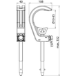 784085 Dehn Phasenschraubklemme D 10 85mm Spindel- Produktbild Additional View 1 S