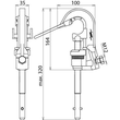 784401 Dehn Phasenschraubklemme D 4 30mm Sp-Q-Stift Produktbild Additional View 1 S