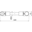 785317 Dehn Isolierstangen Verlängerung L 320mm Produktbild Additional View 1 S