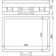 785506 Dehn Koffer KKL TRS NS, DE/GB,560x410x165, vp Produktbild Additional View 2 S