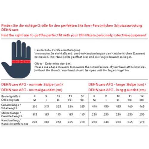 785800 Dehn Störlichtbogengeprüfte Schutzhandschuhe Produktbild Additional View 2 L