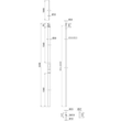 819326 Dehn Rohr L3.2m, FS L1m,HVI D20 sw in ein SET Produktbild Additional View 2 S