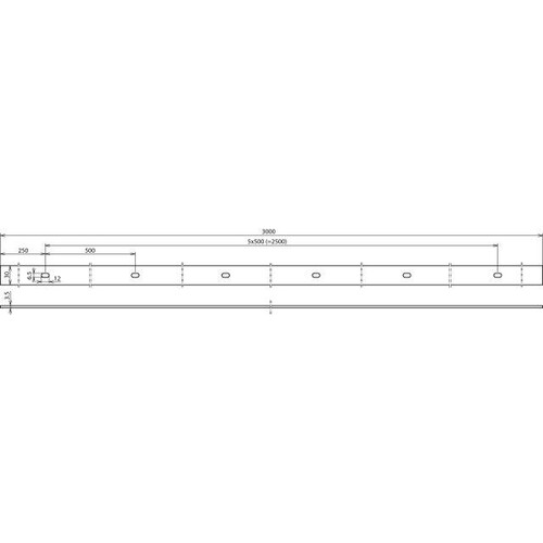 860430 Dehn Anschlussfahne Fl 30x3,5 mm NIRO (V4A) Produktbild Additional View 2 L