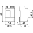910499 Dehn Netzteil AC 100..240V  DC 24V 30W Produktbild Additional View 3 S