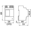 910499 Dehn Netzteil AC 100..240V  DC 24V 30W Produktbild Additional View 2 S