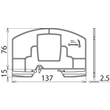 910697 Dehn Trennwand für BLITZDUCTOR Ex (i)- Produktbild Additional View 4 S