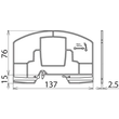 910697 Dehn Trennwand für BLITZDUCTOR Ex (i)- Produktbild Additional View 2 S