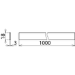 919016 Dehn Sammelschiene 18x3mm Cu/Sn L 1000mm Produktbild Additional View 4 S