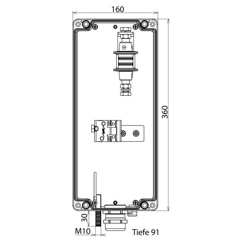 999990 Dehn Netz-Anschaltkasten Produktbild Additional View 2 L