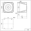 WE142 100 55 Werma Mehrtonsirene WM 42 Töne 18 30V DC GY Produktbild Additional View 1 S