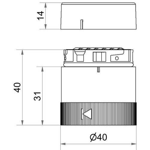 WE630 700 75 Werma Anschlusselement Produktbild Additional View 1 L