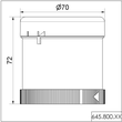 WE645 800 68 Werma Summerelement Dauer/Puls 230VAC BK Produktbild Additional View 1 S