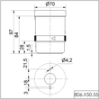 WE806 450 55 Werma LED Leuchte überwachbar BWM 24V DC CL Produktbild Additional View 1 S