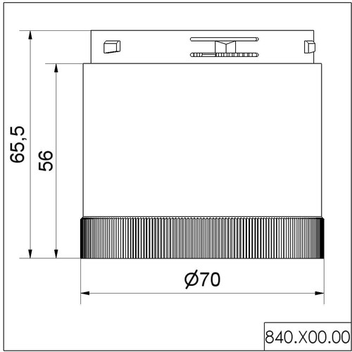 WE840 500 00 Werma Dauerlichtelement 12 240V AC/DC BU Produktbild Additional View 1 L