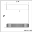 WE844 126 67 Werma Sirenenelement 8 Töne 115V AC BK Produktbild Additional View 1 S