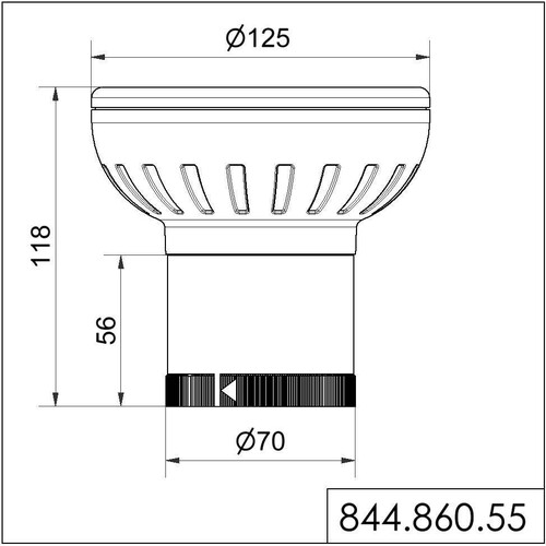 WE844 860 55 Werma Sprachausgabeelement 24V DC BK Produktbild Additional View 1 L