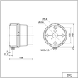 WE890 120 55 Werma LED Dauerleuchte BWM 24V DC RD Produktbild Additional View 1 S