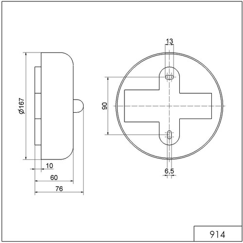 WE914 052 68 Werma Läutewerk Dauerton 240V AC GY Produktbild Additional View 1 L