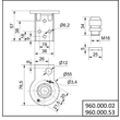 WE960 000 02 Werma Winkel für Bodenmontage BK Produktbild Additional View 1 S