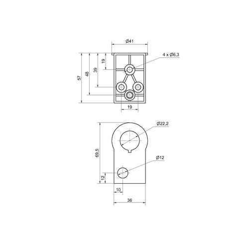 WE960 630 02 Werma Winkel Profilschienenmontage WM BK Produktbild Additional View 1 L