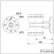 WE975 840 86 Werma Winkel für zweiseitige Montage BK Produktbild Additional View 1 S