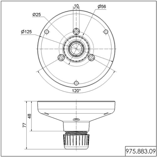 WE975 883 09 Werma Rohradapter RM BK Produktbild Additional View 1 L