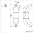 WE975 894 01 Werma Montagebügel, unten GY Produktbild Additional View 1 S