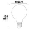 112596 Isoled LED Globe G95 8W milky Globe Leuchtmittel Produktbild Additional View 1 S