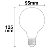 112596 Isoled LED Globe G95 8W milky Globe Leuchtmittel Produktbild Additional View 2 S