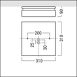 42182672 Zumtobel PERLUCE O LED220-840 Q310 EVG IP50 WH Wannenleuchte Produktbild Additional View 3 S