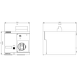 3VA9157-0HA20 Siemens Motorantrieb 110-230VAC / 110-250VDC f. 3VA1 160 Produktbild Additional View 2 S