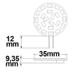 111979 Isoled G4 LED 21SMD 3W WW Pin seitlich Produktbild Additional View 2 S