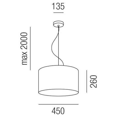 15400/45-A Leuchtwurm HL    ELEGANCE silberglimmer 1fl/Stoffschirm Silbergli Produktbild Additional View 1 L