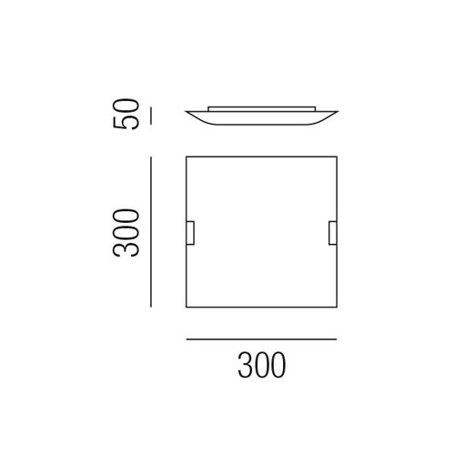 33322/30 Leuchtwurm DL/WL     GLASS LED Nickel matt/Glas weiß satin 30x30/H Produktbild Additional View 1 L