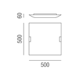 33322/50 Leuchtwurm DL/WL     GLASS   LED Nickel matt/Glas weiß satin 49x49/H Produktbild Additional View 1 S