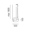 35060/50-GE Leuchtwurm HL     ITASHADES rund/Stoff schlammton PVC matt+klar/Dif Produktbild Additional View 1 S