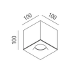 57376/10TRIAC-S Leuchtwurm DL     ORBIT LED DI quadratisch/starr/Driver intern/ Produktbild Additional View 1 S